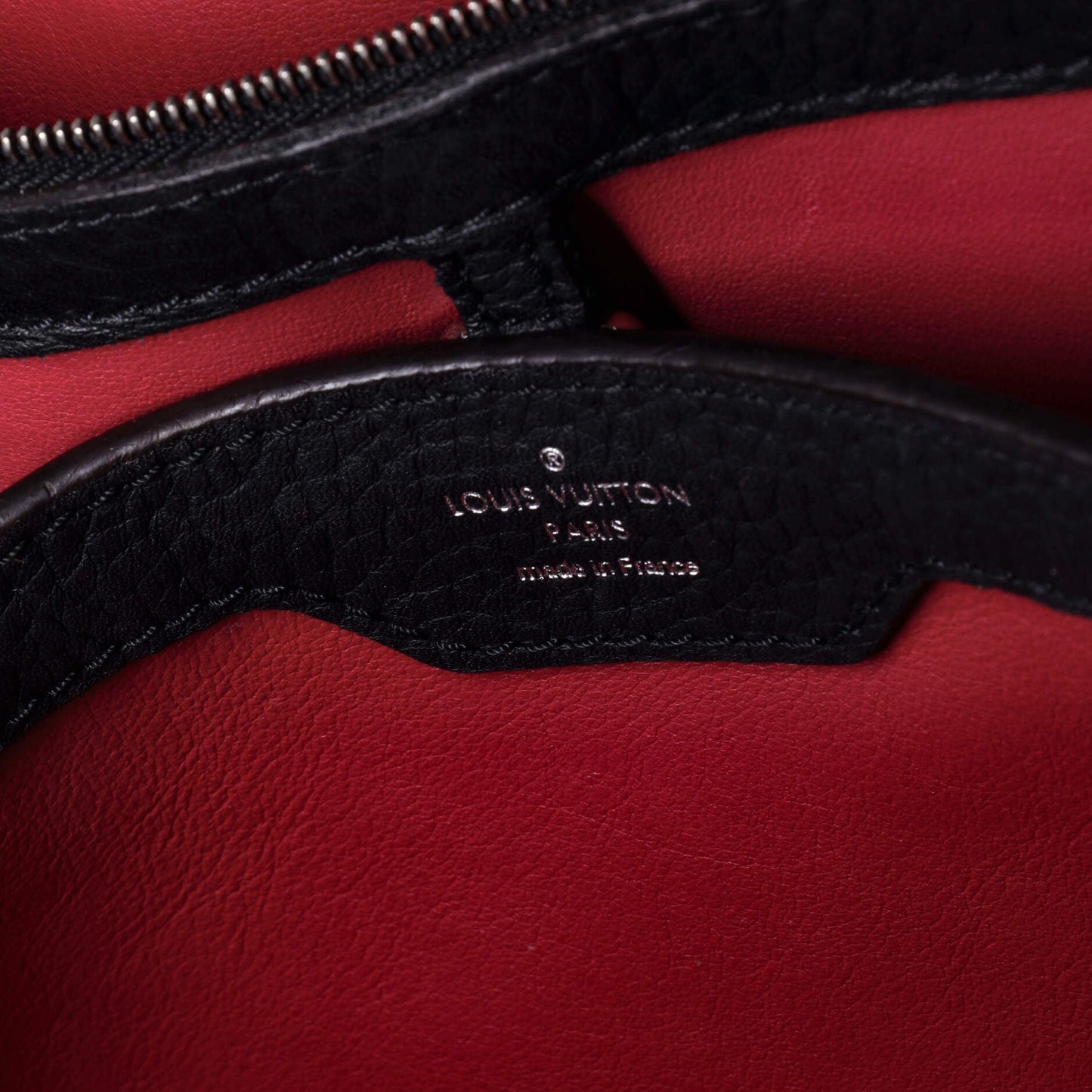 Capucines Bag Leather with Python PM