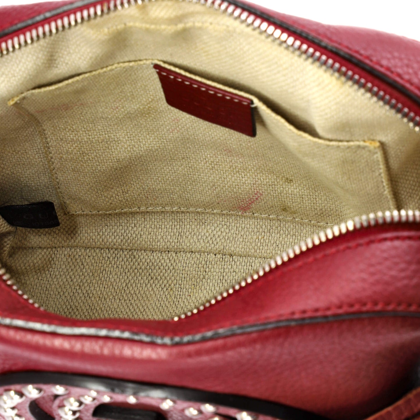 Soho Disco Crossbody Bag Studded Leather Small