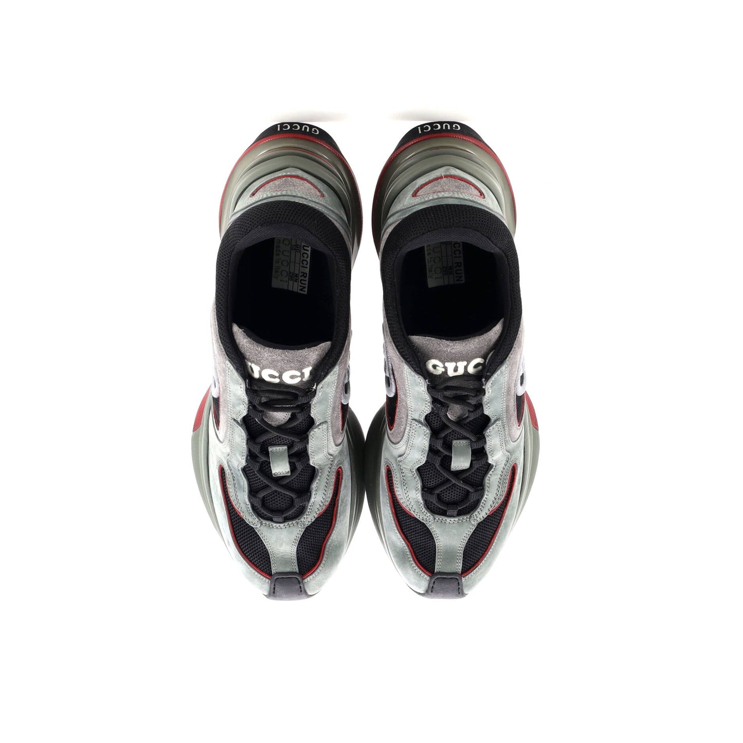 Run Sneakers Technical Fabric and Suede