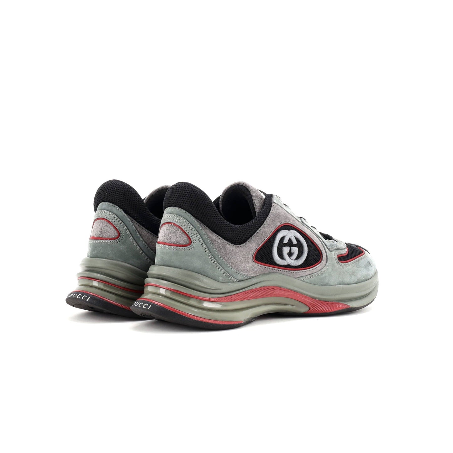 Run Sneakers Technical Fabric and Suede