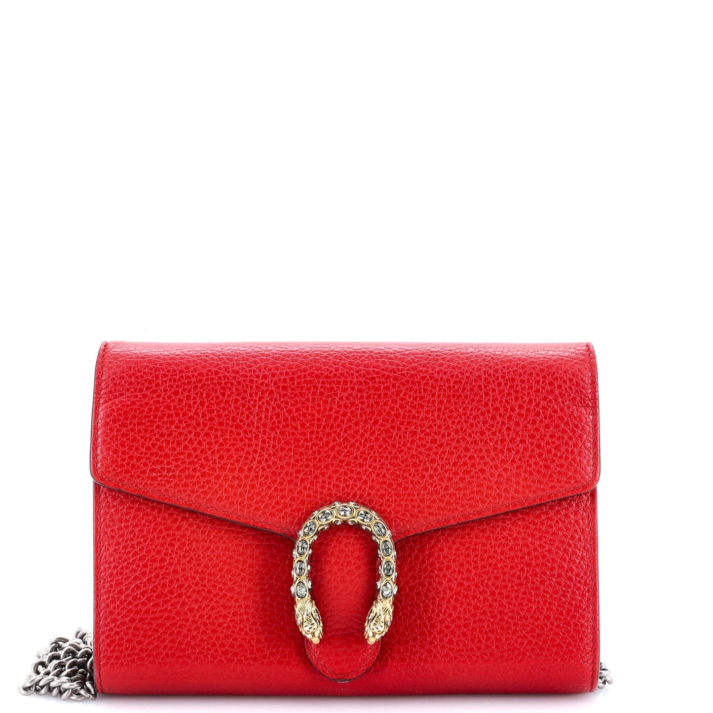 Dionysus Chain Wallet Leather with Embellished Detail Small