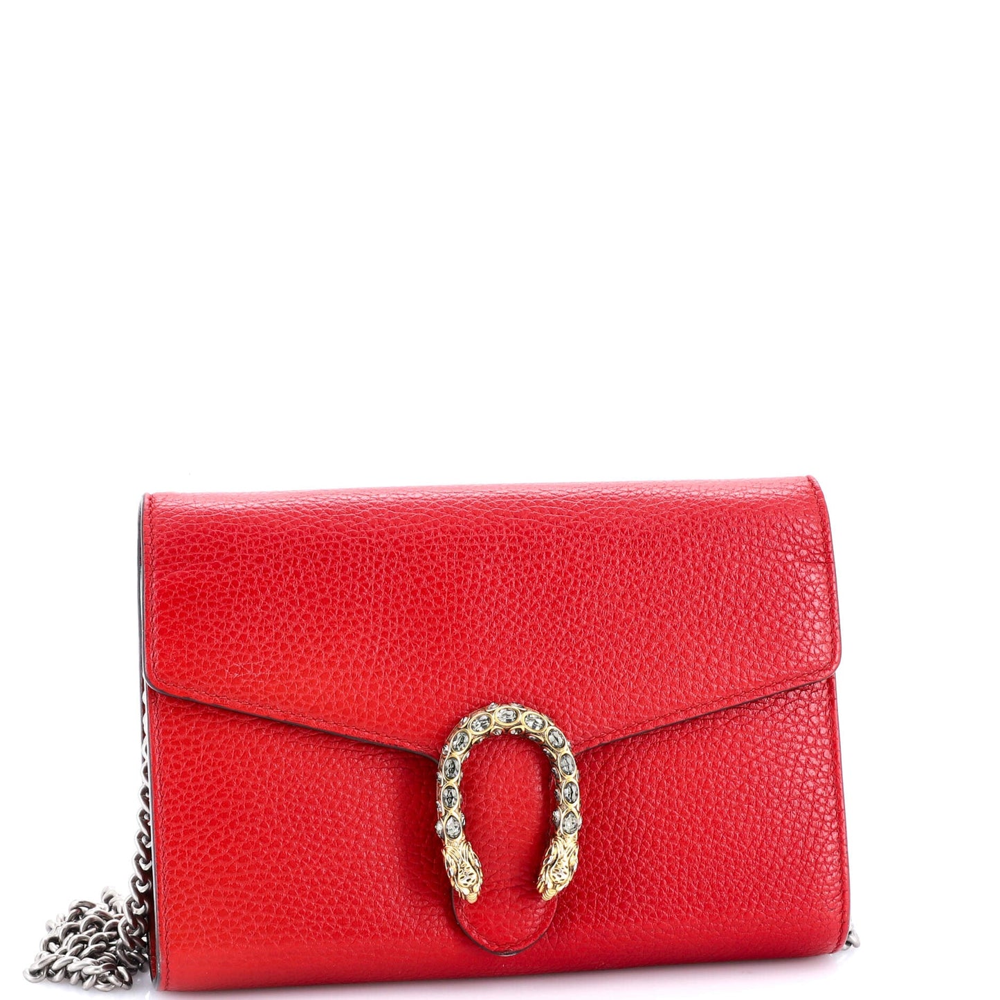 Dionysus Chain Wallet Leather with Embellished Detail Small