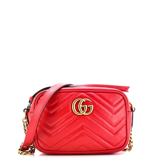 GG Marmont Shoulder Bag Matelasse Leather Mini