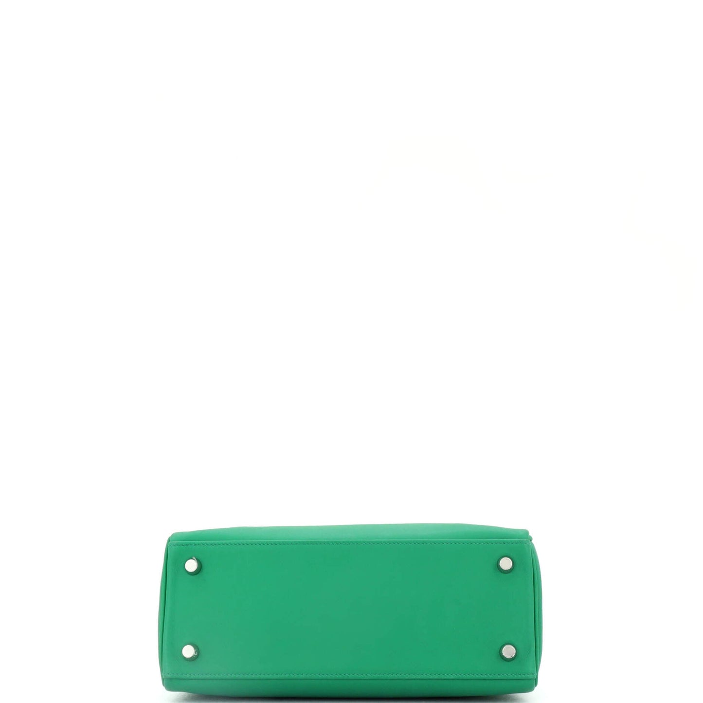 Kelly Handbag Vert Vertigo Swift with Palladium Hardware 25