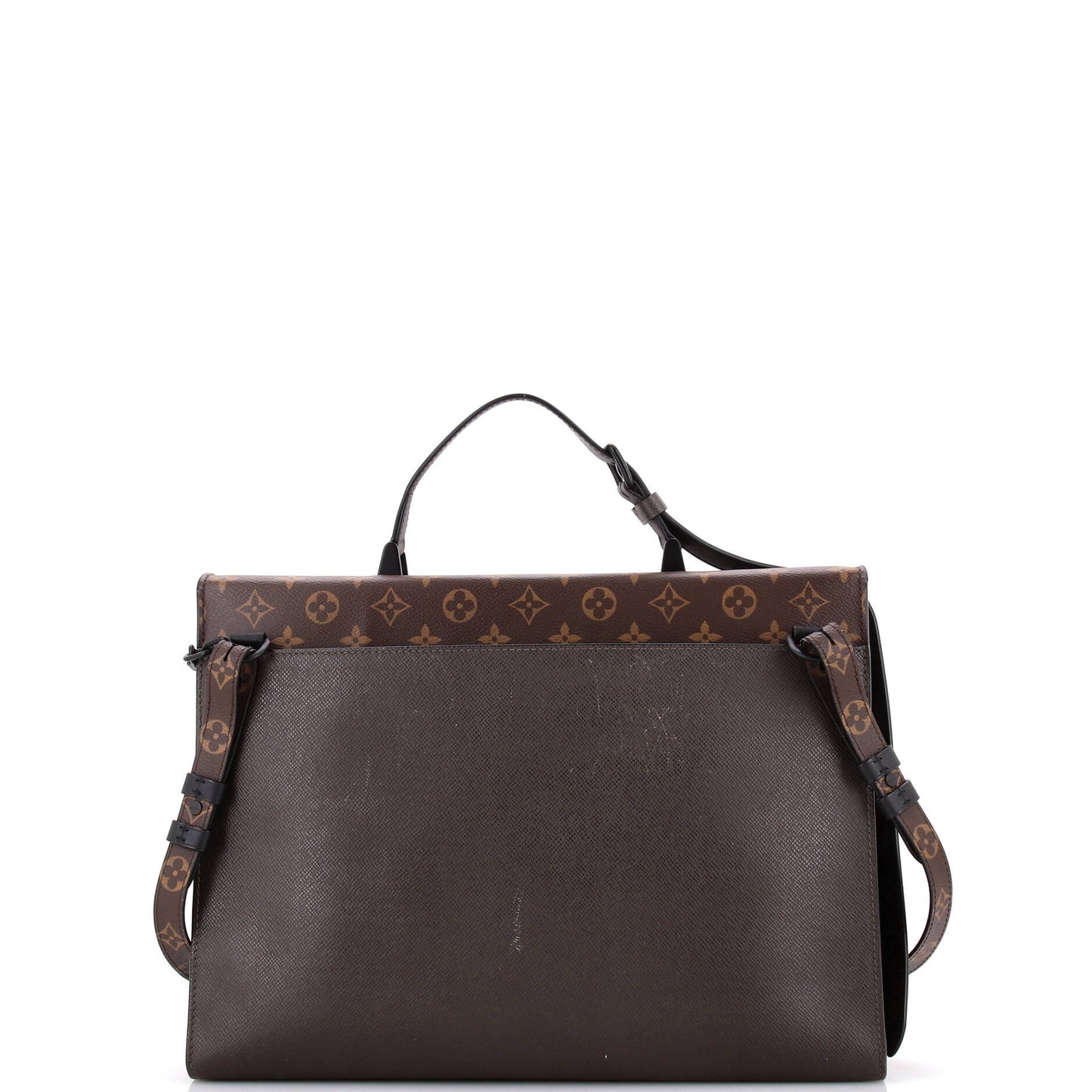 Robusto Briefcase Monogram Canvas and Taiga Leather