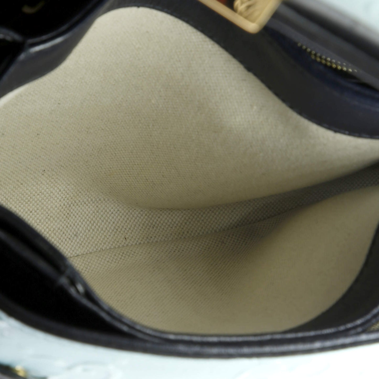 GG Padlock Top Handle Bag GG Embossed Leather Small