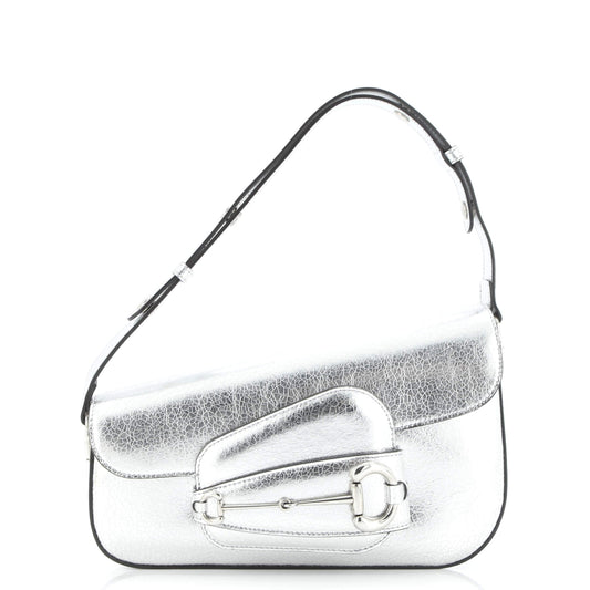 Horsebit 1955 Asymmetric Shoulder Bag Leather Small