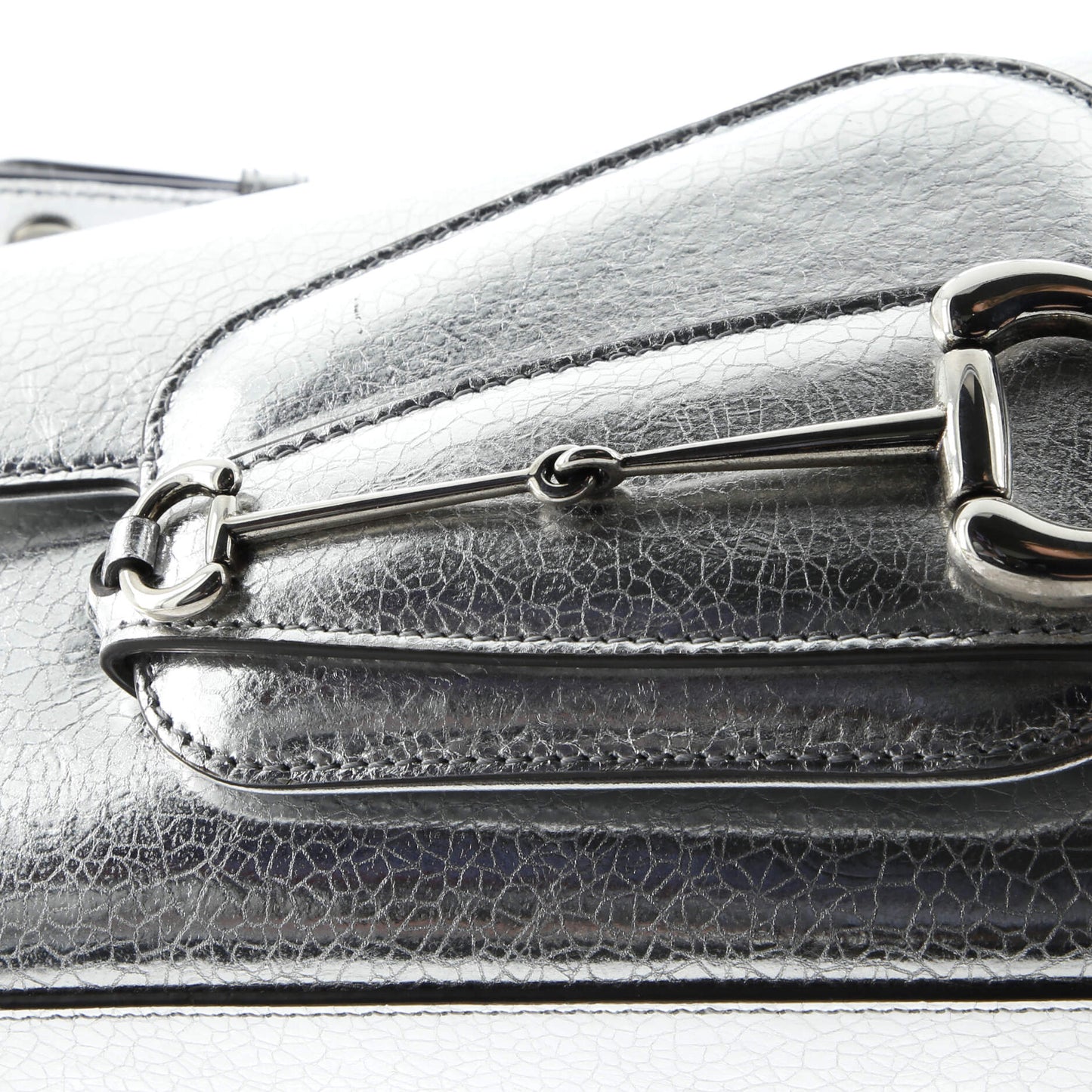 Horsebit 1955 Asymmetric Shoulder Bag Leather Small