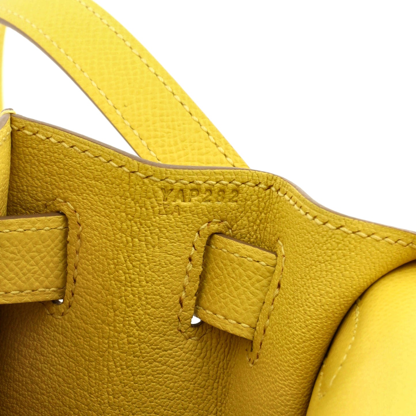 Kelly Handbag Lime Epsom with Palladium Hardware 28