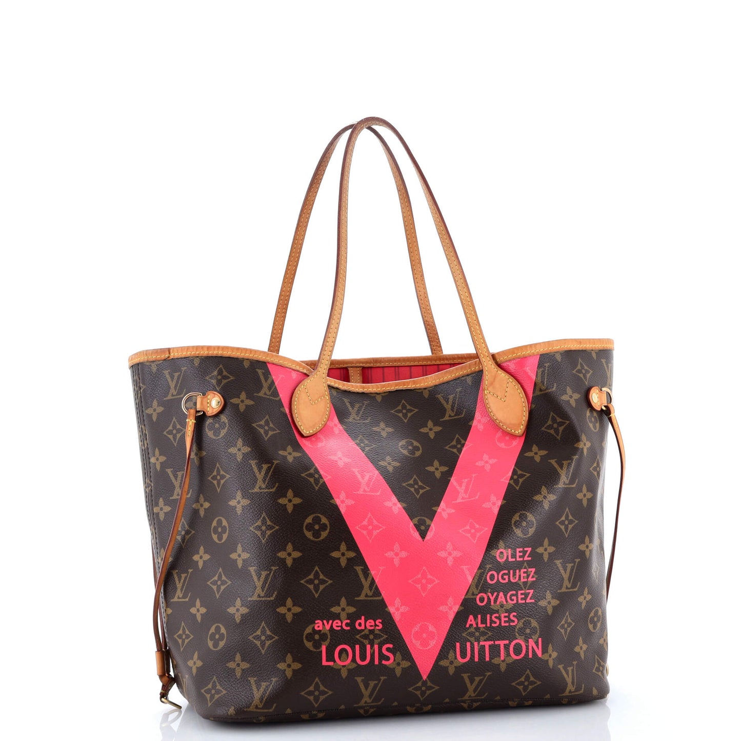 Neverfull NM Tote Limited Edition Cities V Monogram Canvas MM