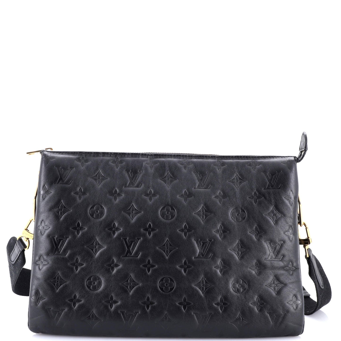 Coussin Bag Monogram Embossed Lambskin MM