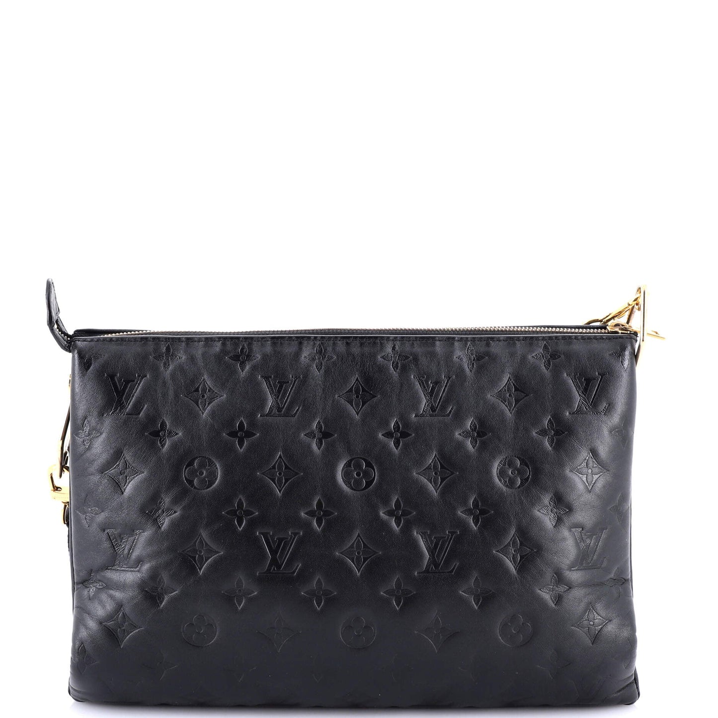 Coussin Bag Monogram Embossed Lambskin MM