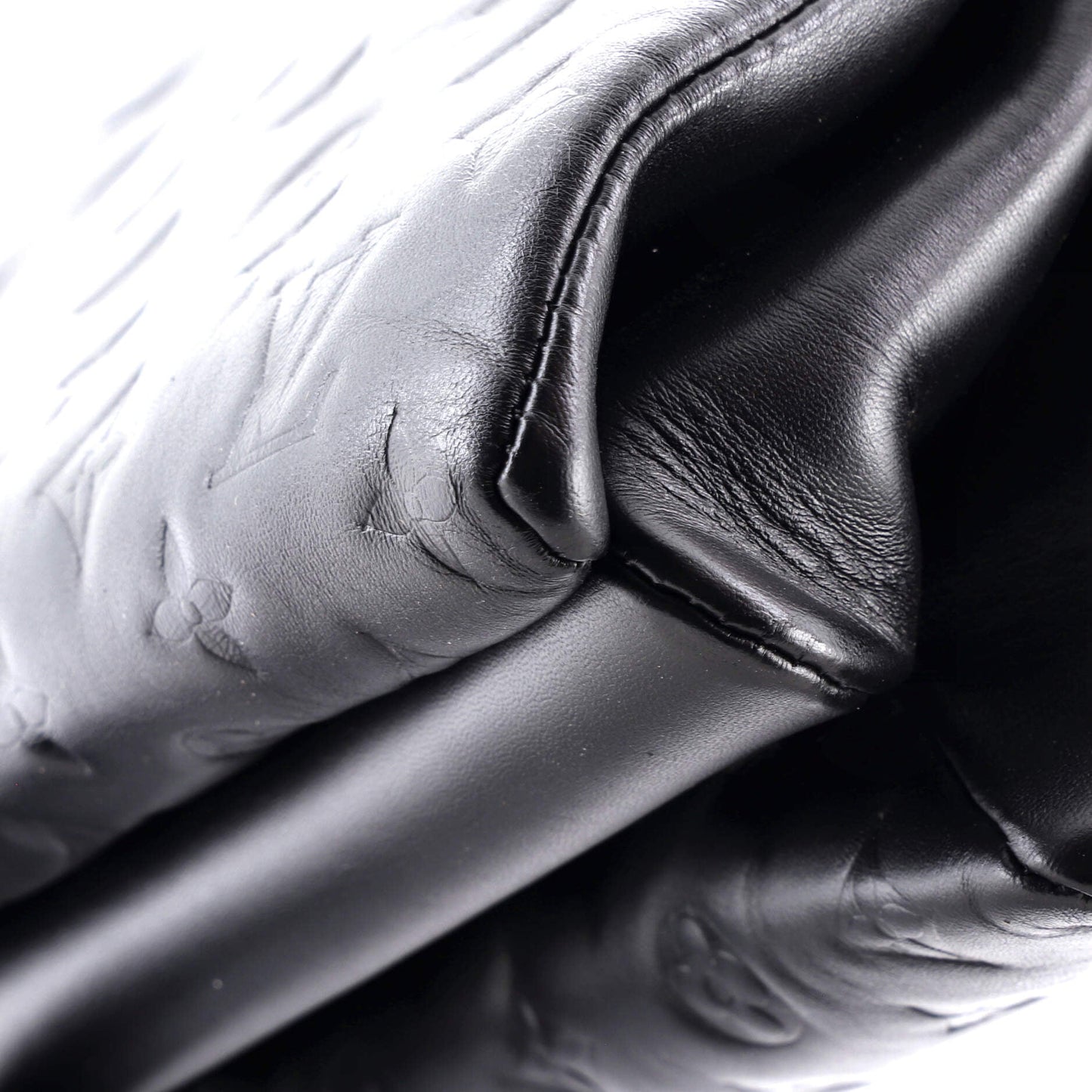 Coussin Bag Monogram Embossed Lambskin MM