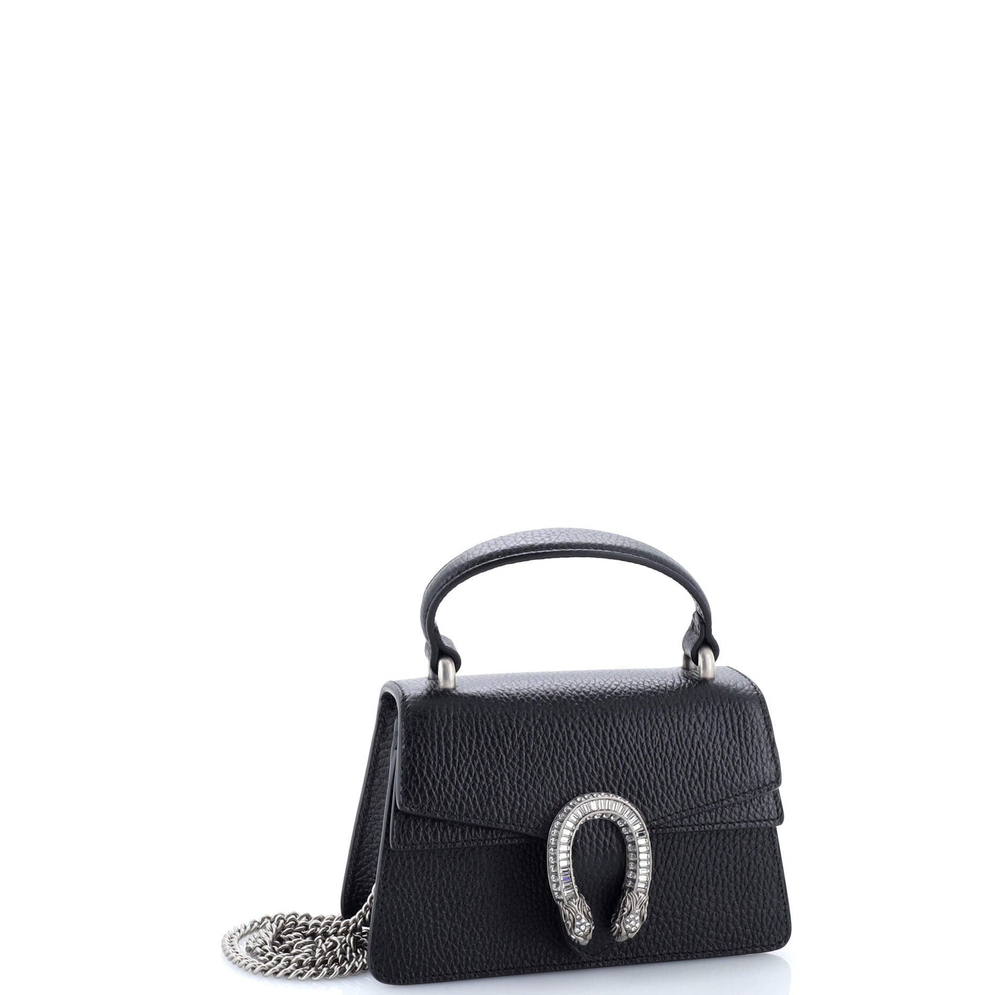 Dionysus Top Handle Bag Leather with Crystals Mini