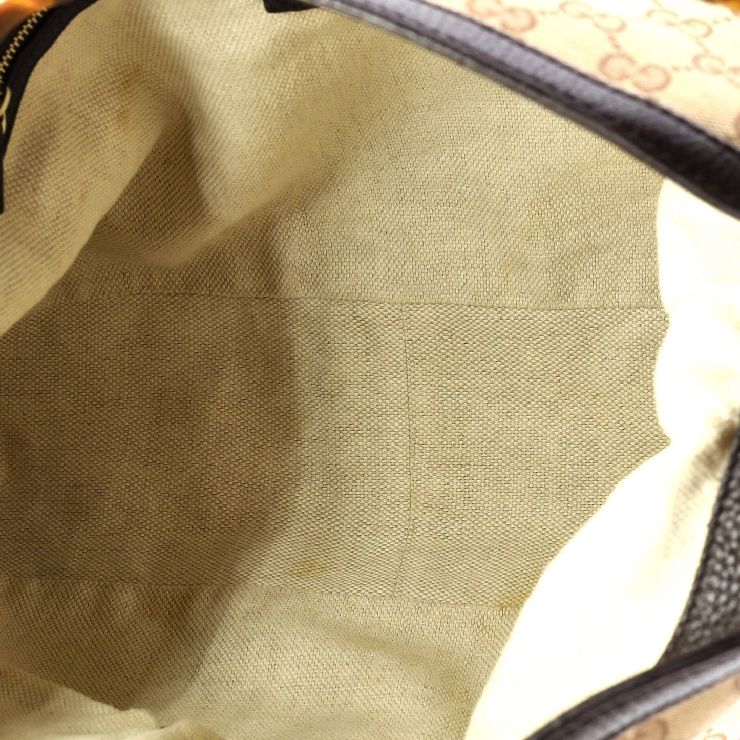 Diana Bamboo Shoulder Bag GG Canvas Medium