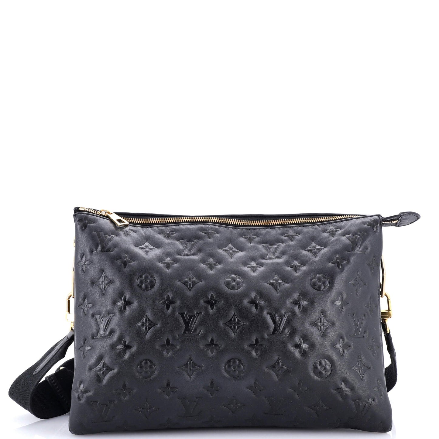 Coussin Bag Monogram Embossed Lambskin MM