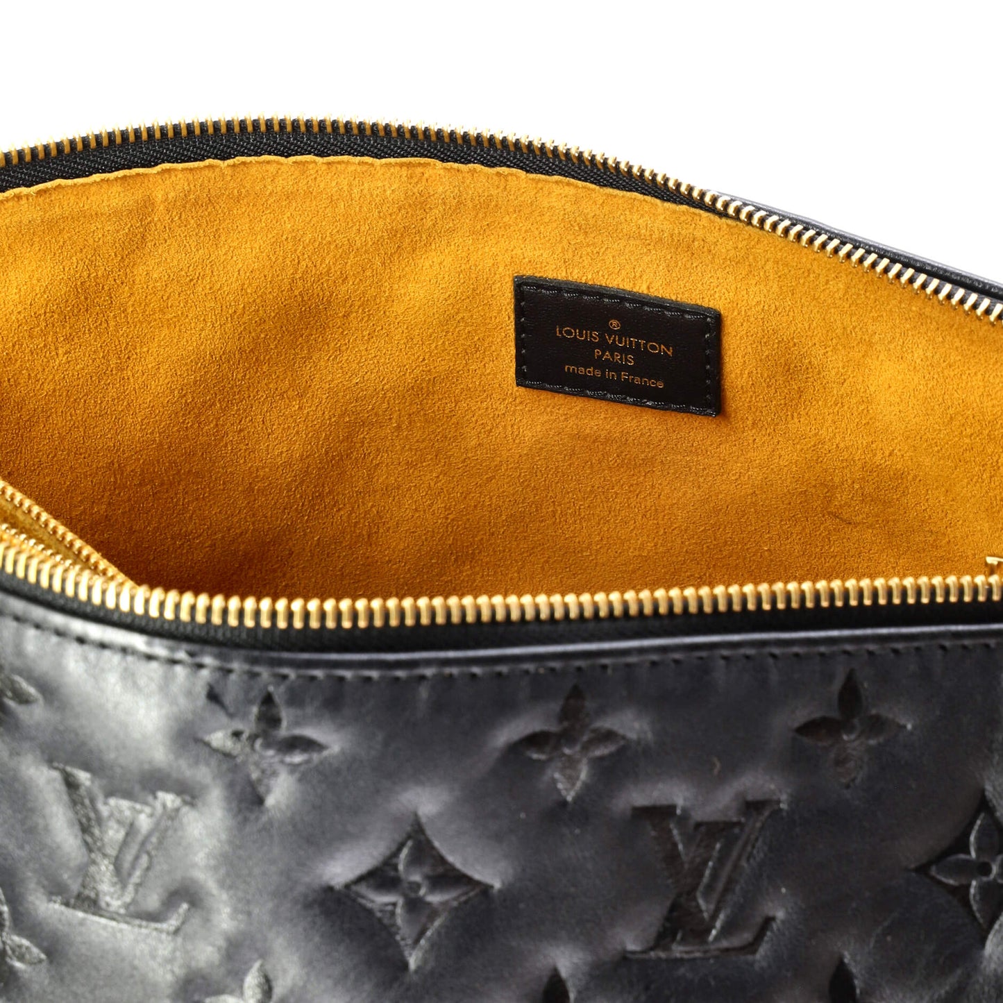 Coussin Bag Monogram Embossed Lambskin MM