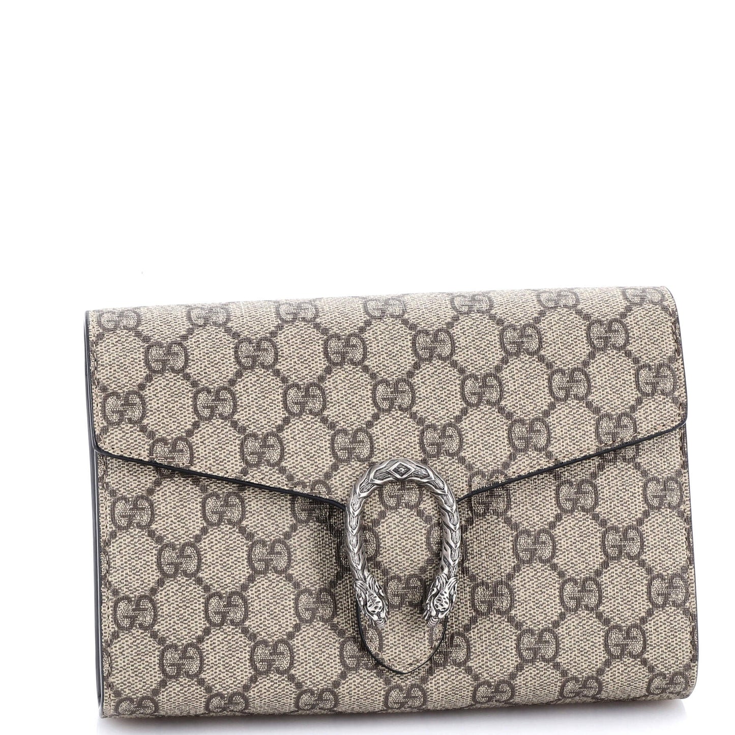 Dionysus Chain Wallet GG Coated Canvas Small