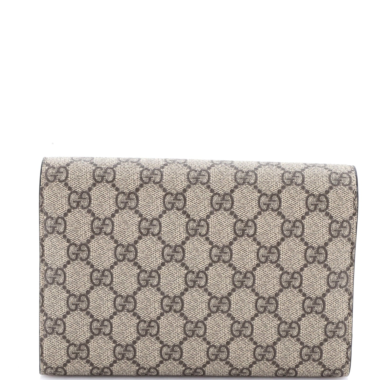 Dionysus Chain Wallet GG Coated Canvas Small