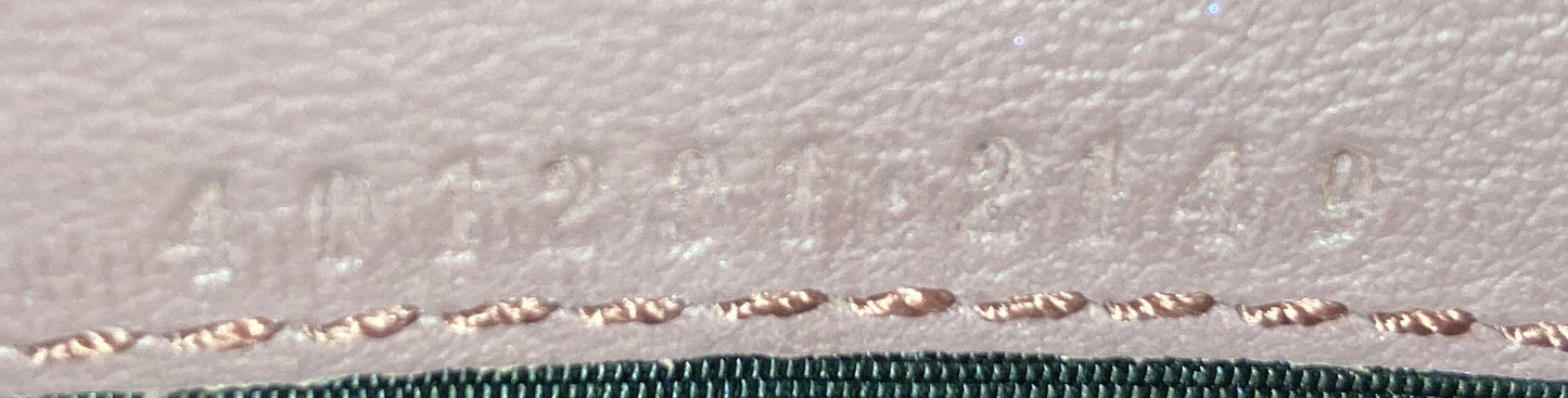 Dionysus Chain Wallet Blooms Print GG Coated Canvas Small