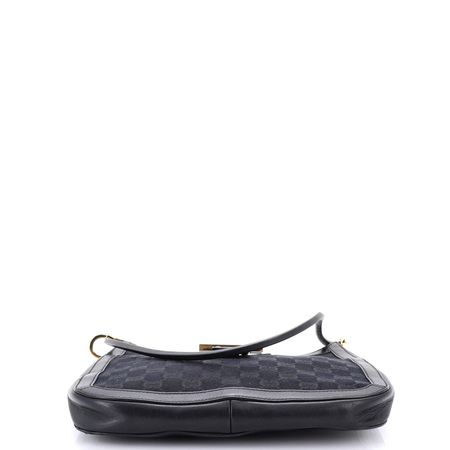 Vintage G Hobo GG Canvas and Leather