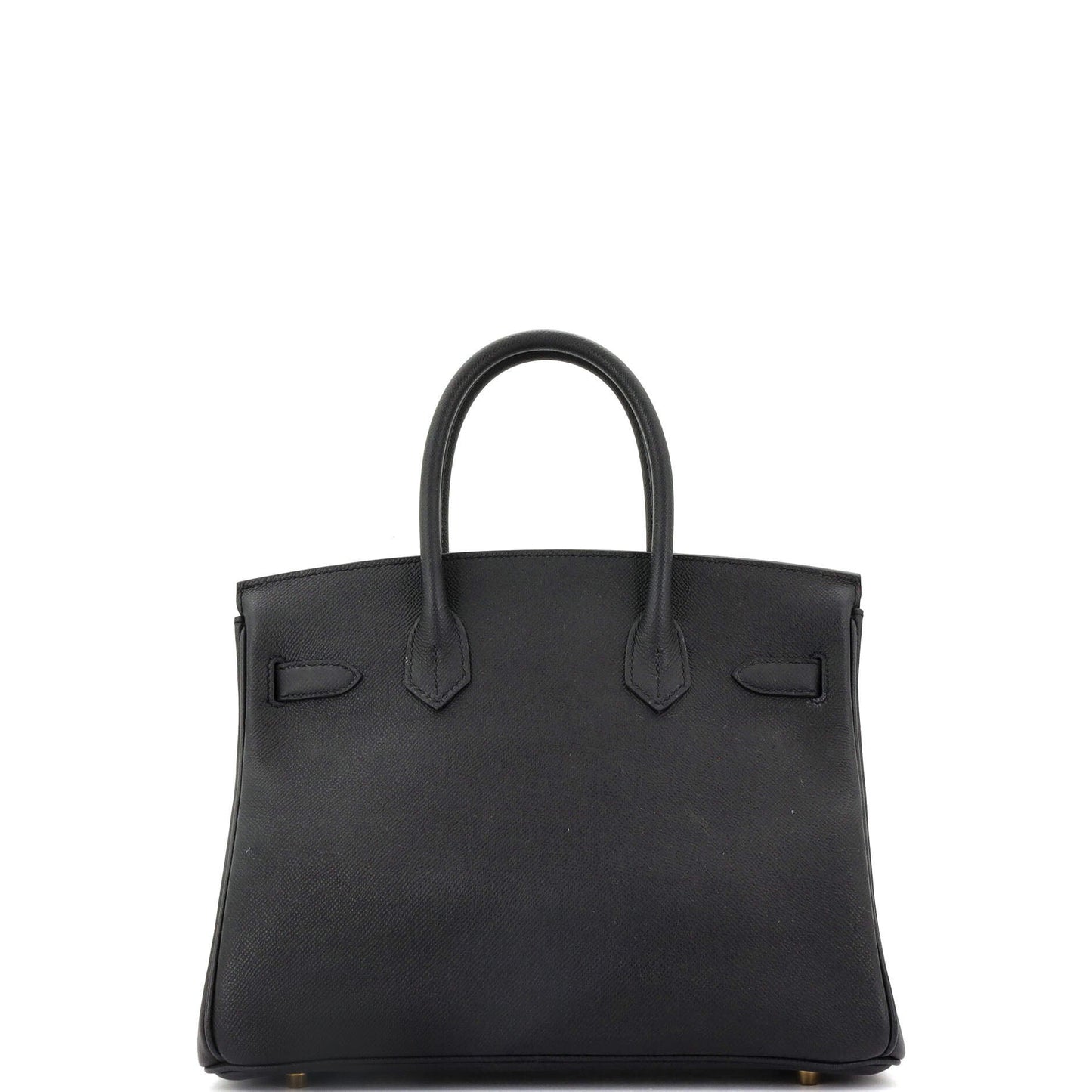 Birkin Handbag Noir Epsom with Gold Hardware 30