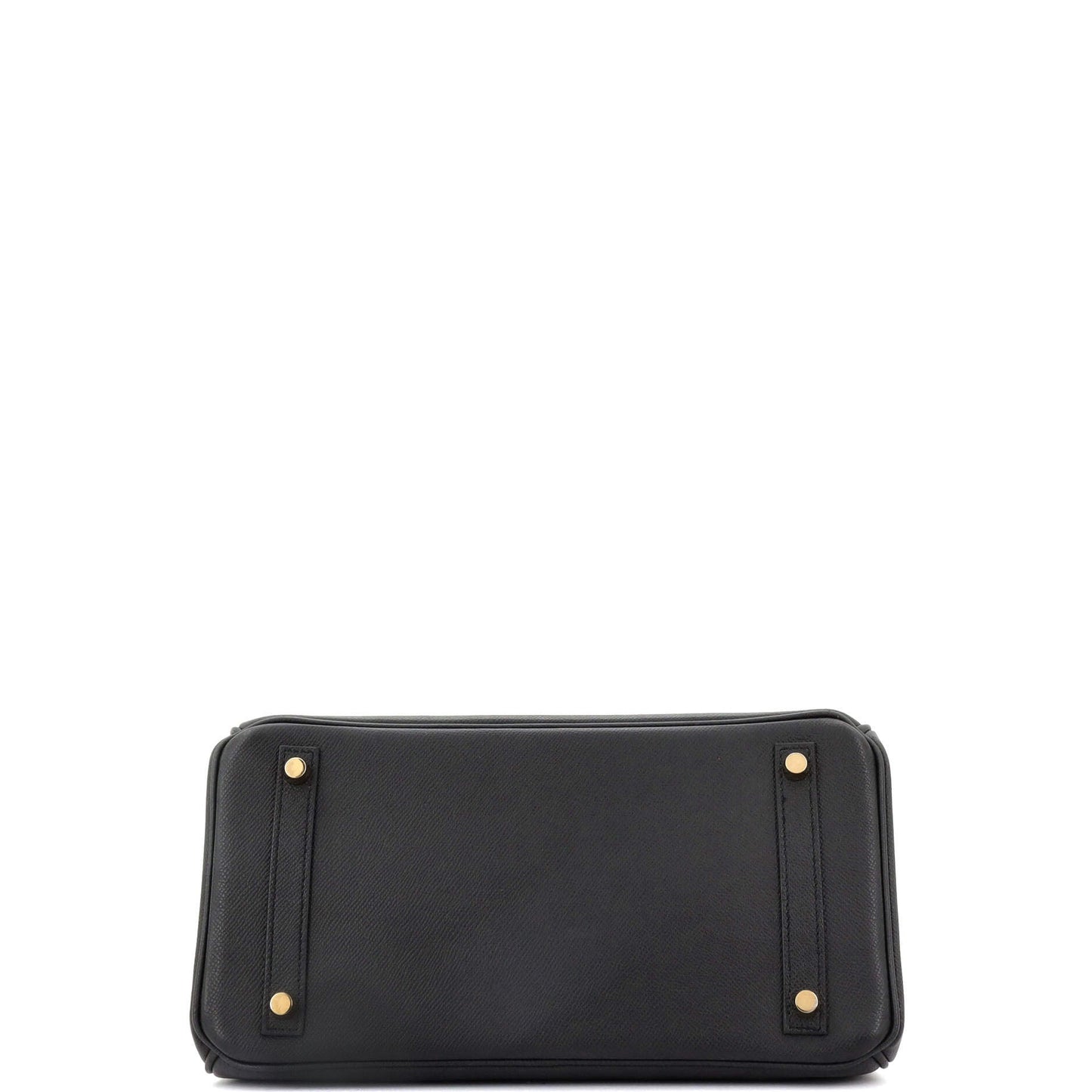 Birkin Handbag Noir Epsom with Gold Hardware 30