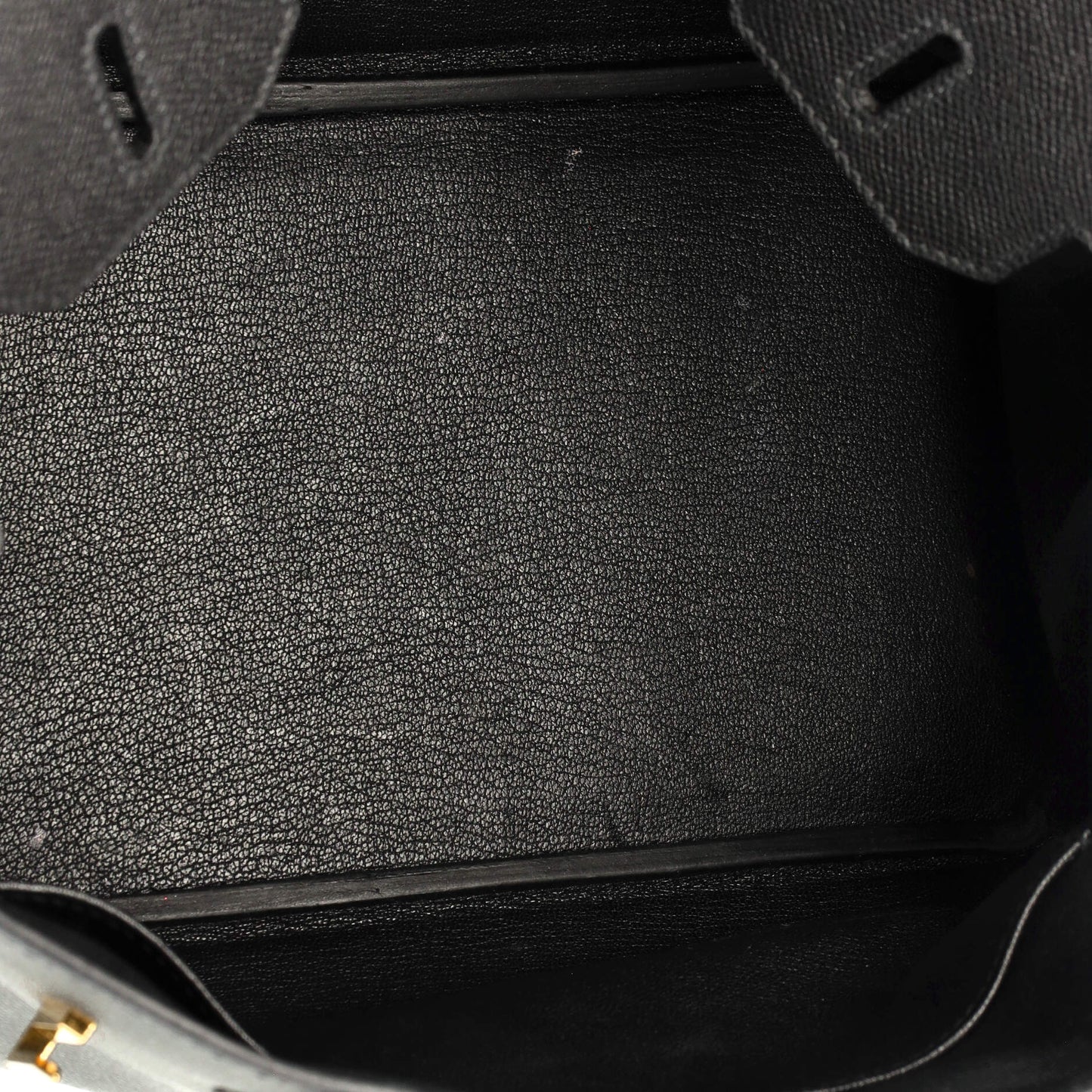 Birkin Handbag Noir Epsom with Gold Hardware 30