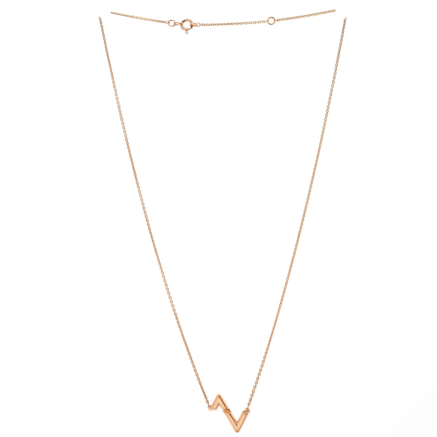 Volt Upside Down Necklace 18K Rose Gold