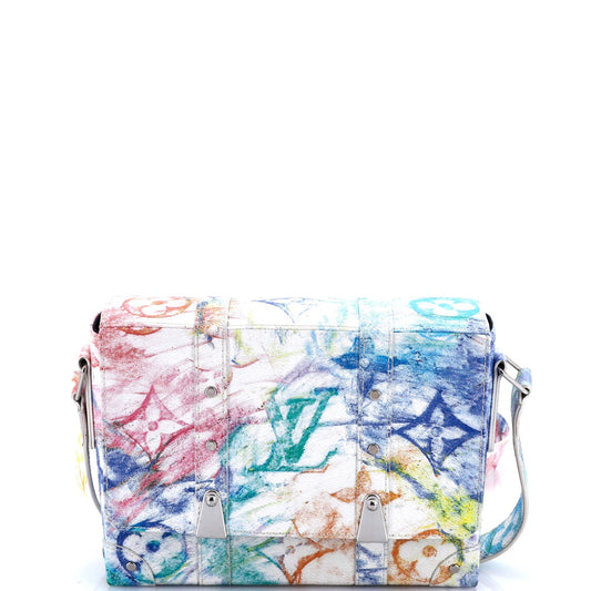 Trunk Messenger Bag Limited Edition Monogram Pastel Multicolor