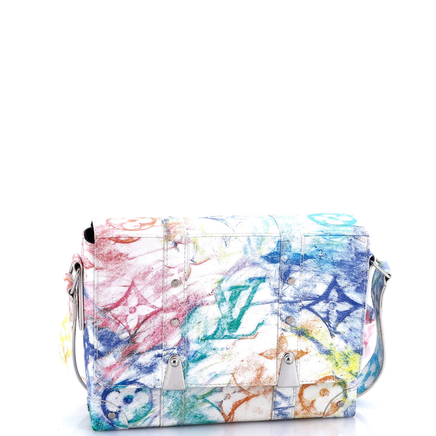Trunk Messenger Bag Limited Edition Monogram Pastel Multicolor