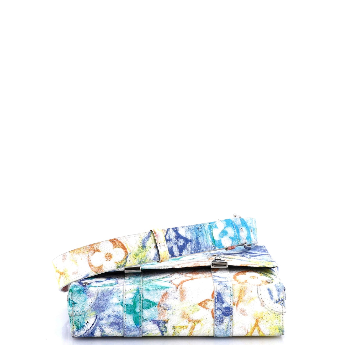 Trunk Messenger Bag Limited Edition Monogram Pastel Multicolor