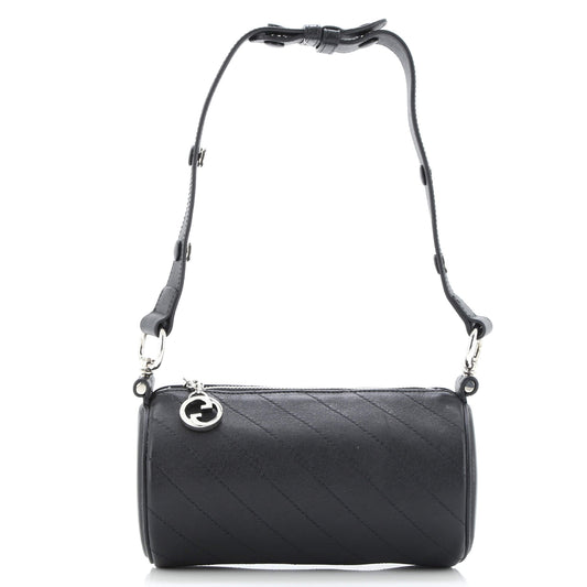 Blondie Shoulder Bag Diagonal Quilted Leather Mini