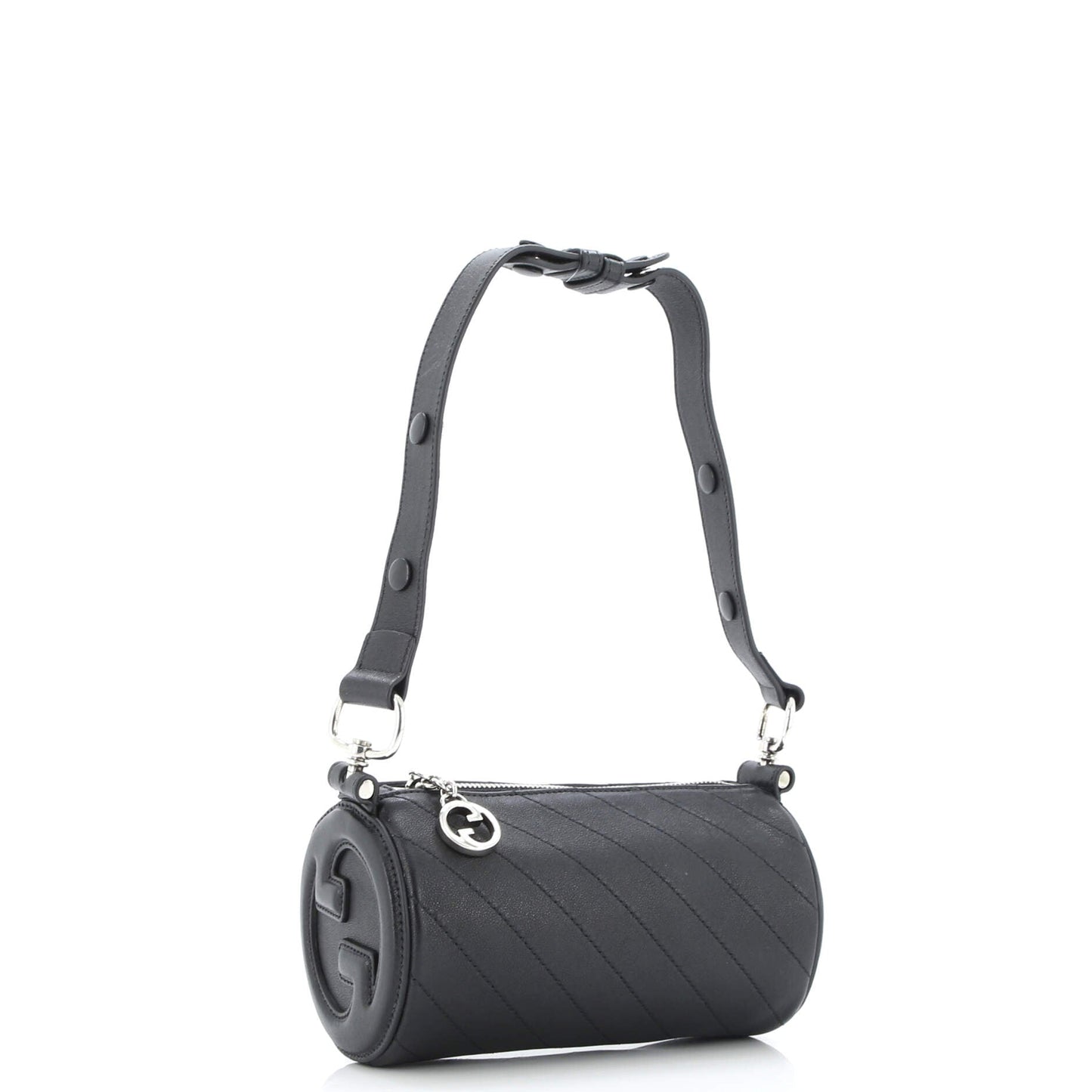 Blondie Shoulder Bag Diagonal Quilted Leather Mini