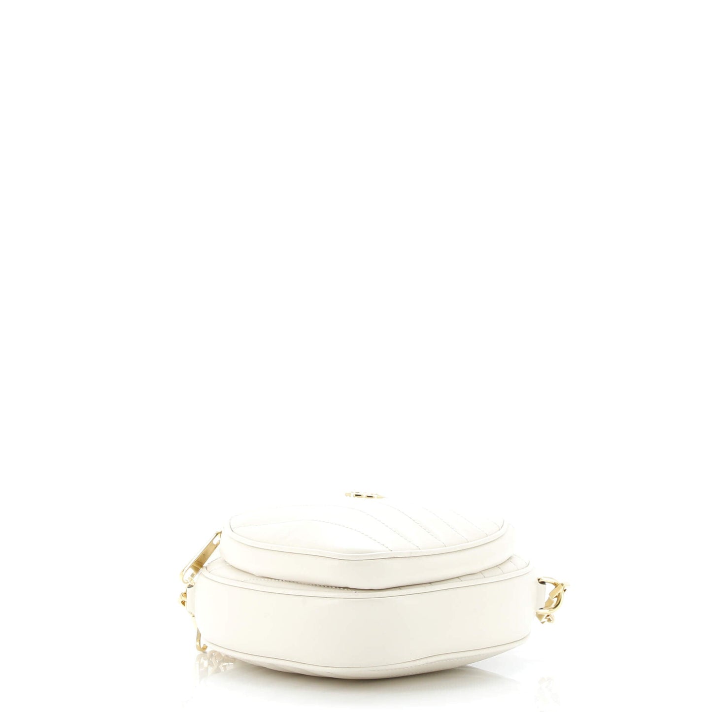 Interlocking G Heart Shoulder Bag Diagonal Quilted Leather Mini