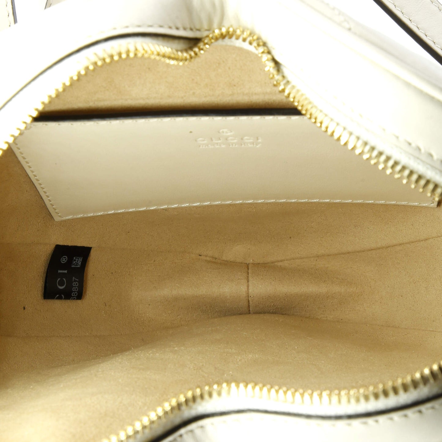 Interlocking G Heart Shoulder Bag Diagonal Quilted Leather Mini