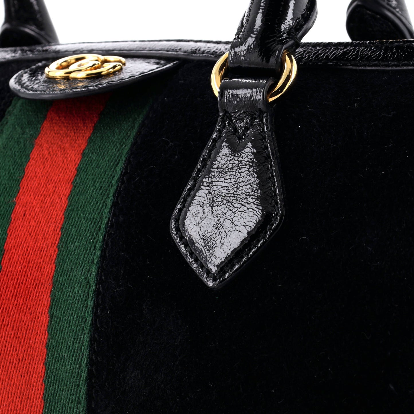 Ophidia Boston Bag Suede Medium