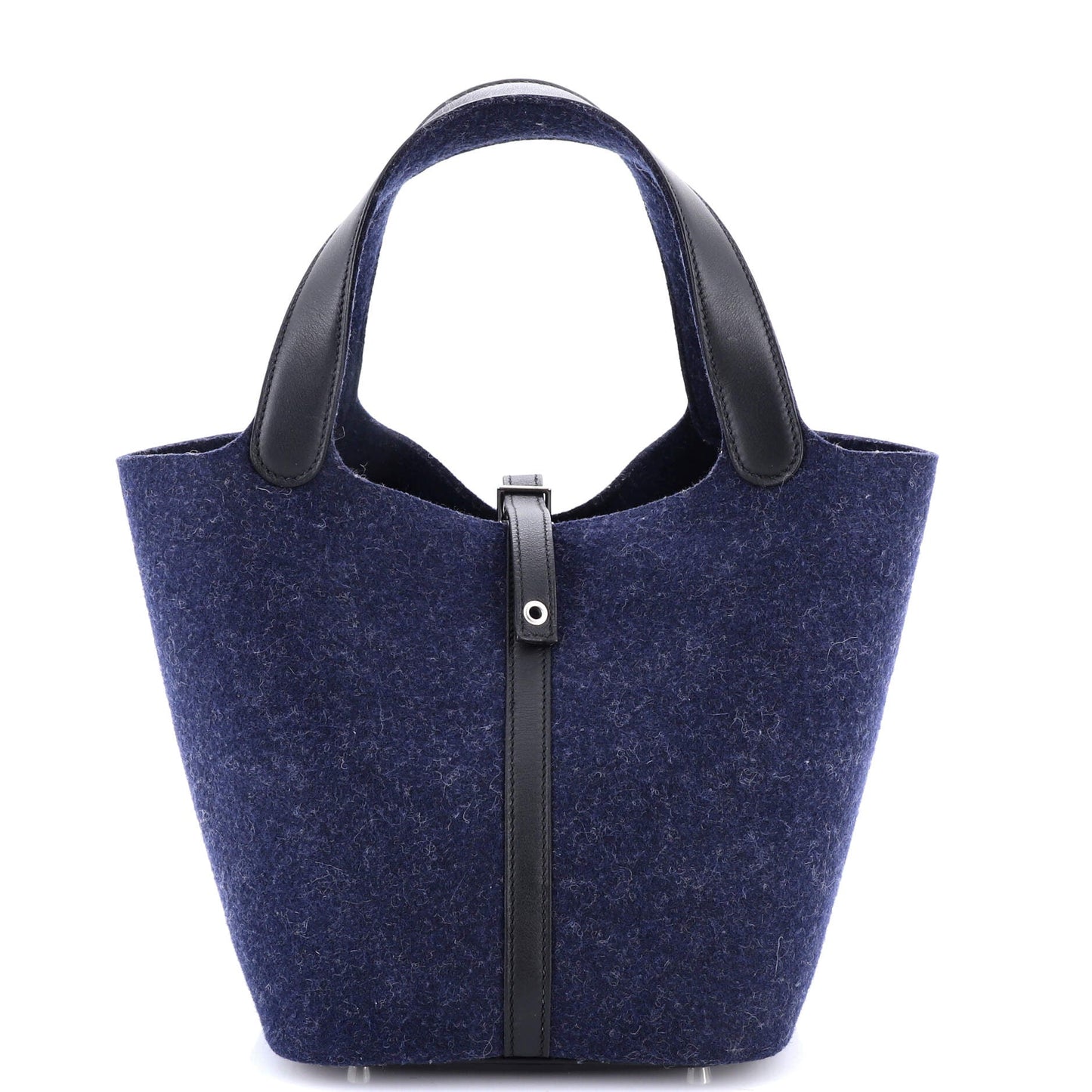 Picotin Lock Bag Felt with Leather MM