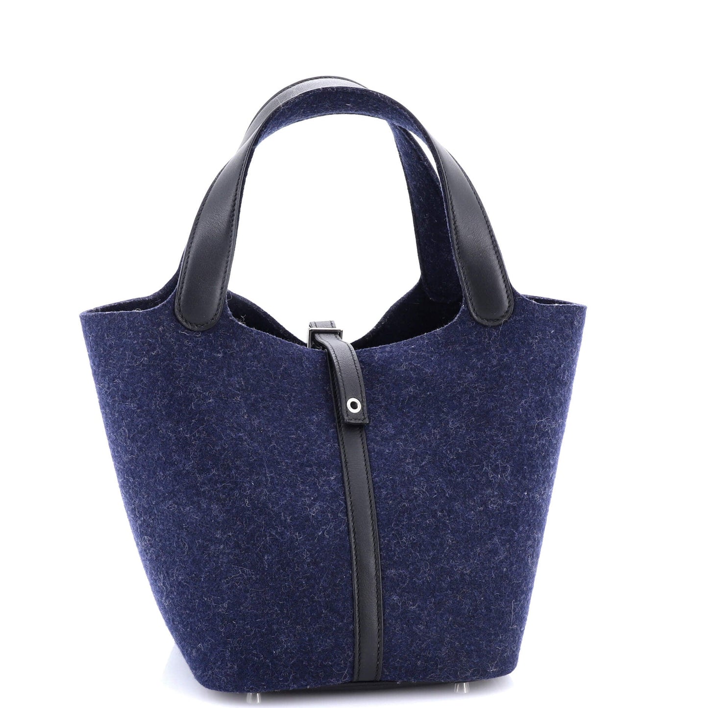 Picotin Lock Bag Felt with Leather MM