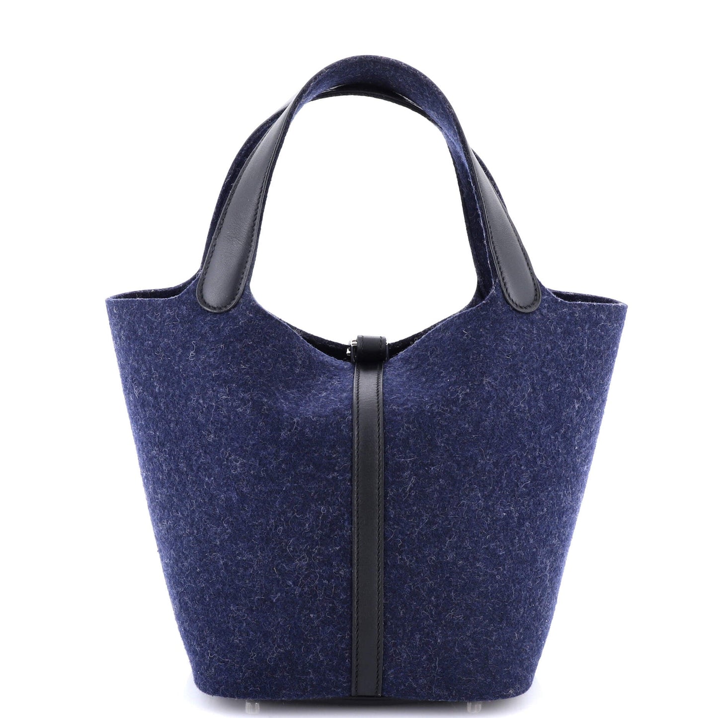 Picotin Lock Bag Felt with Leather MM