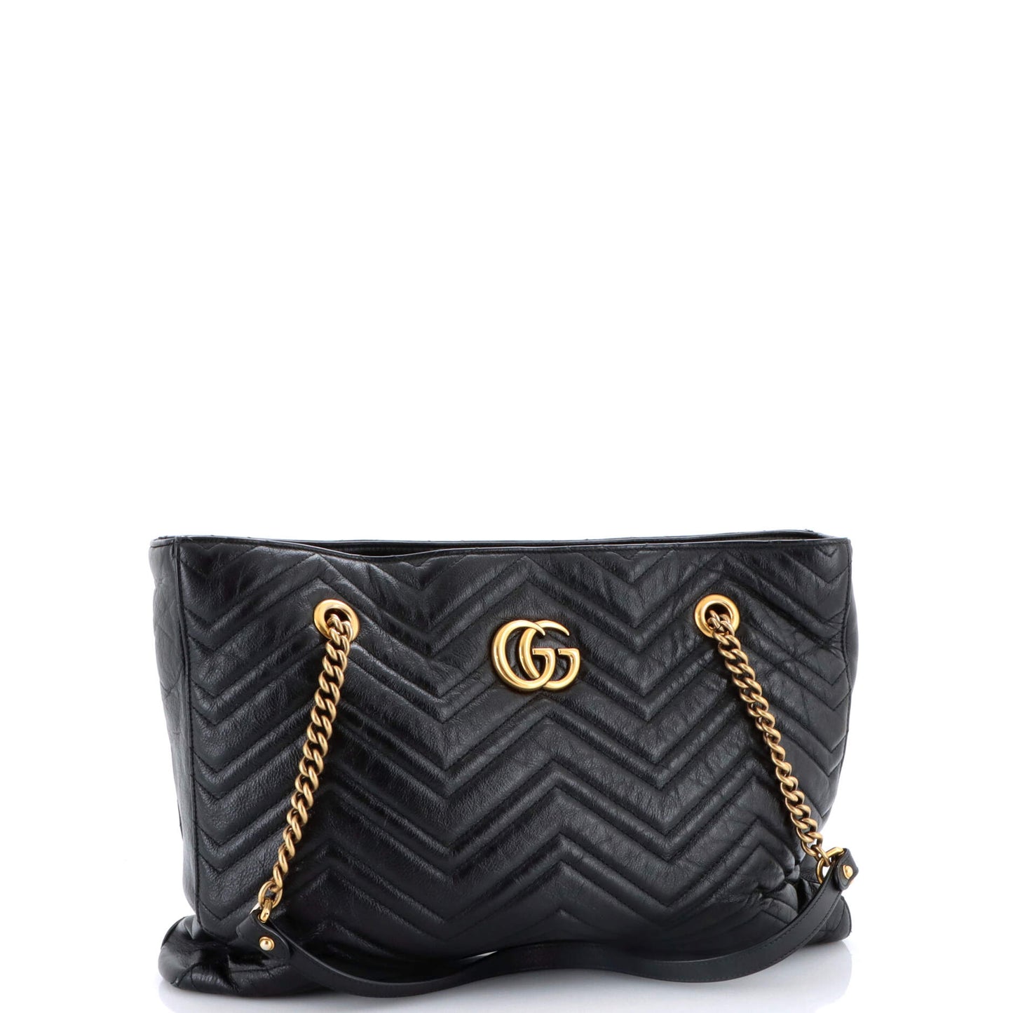 GG Marmont Zip Tote Matelasse Leather Medium