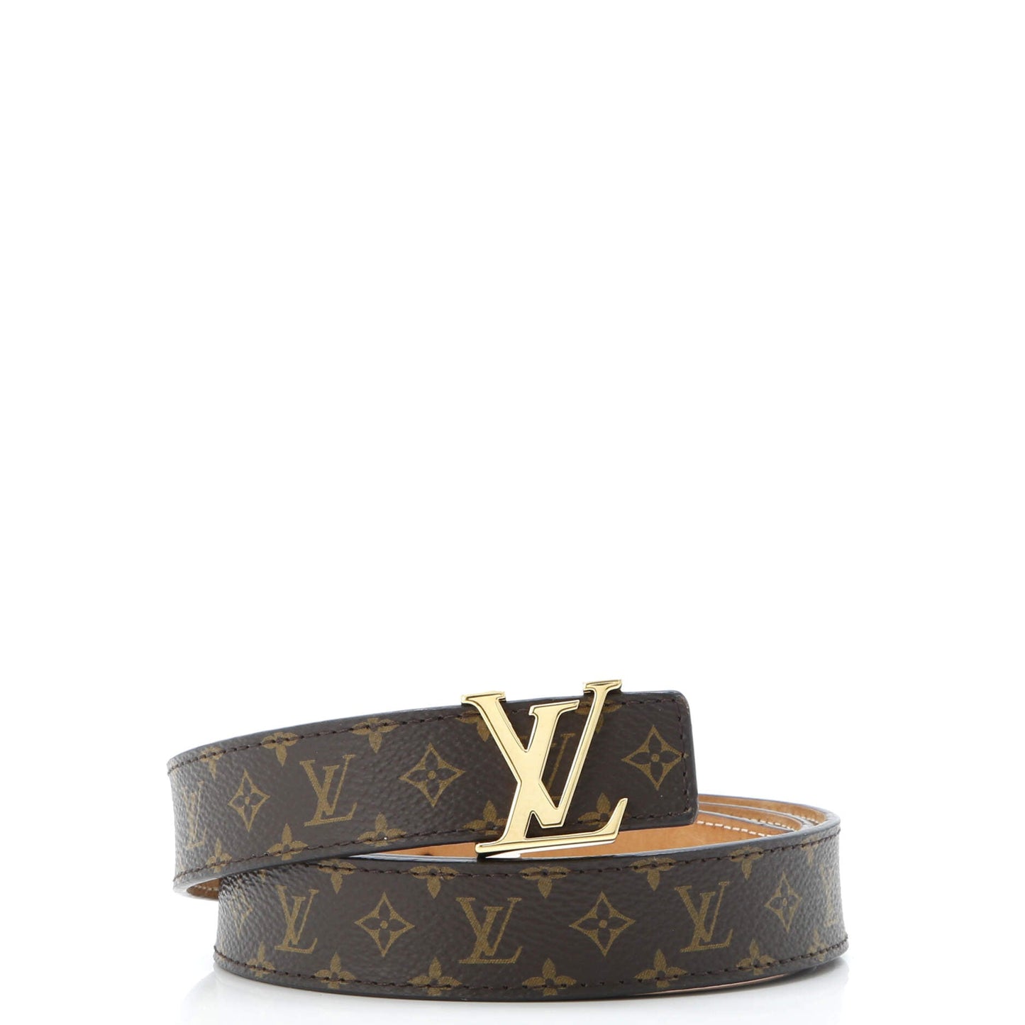 LV Initiales Belt Monogram Canvas Thin
