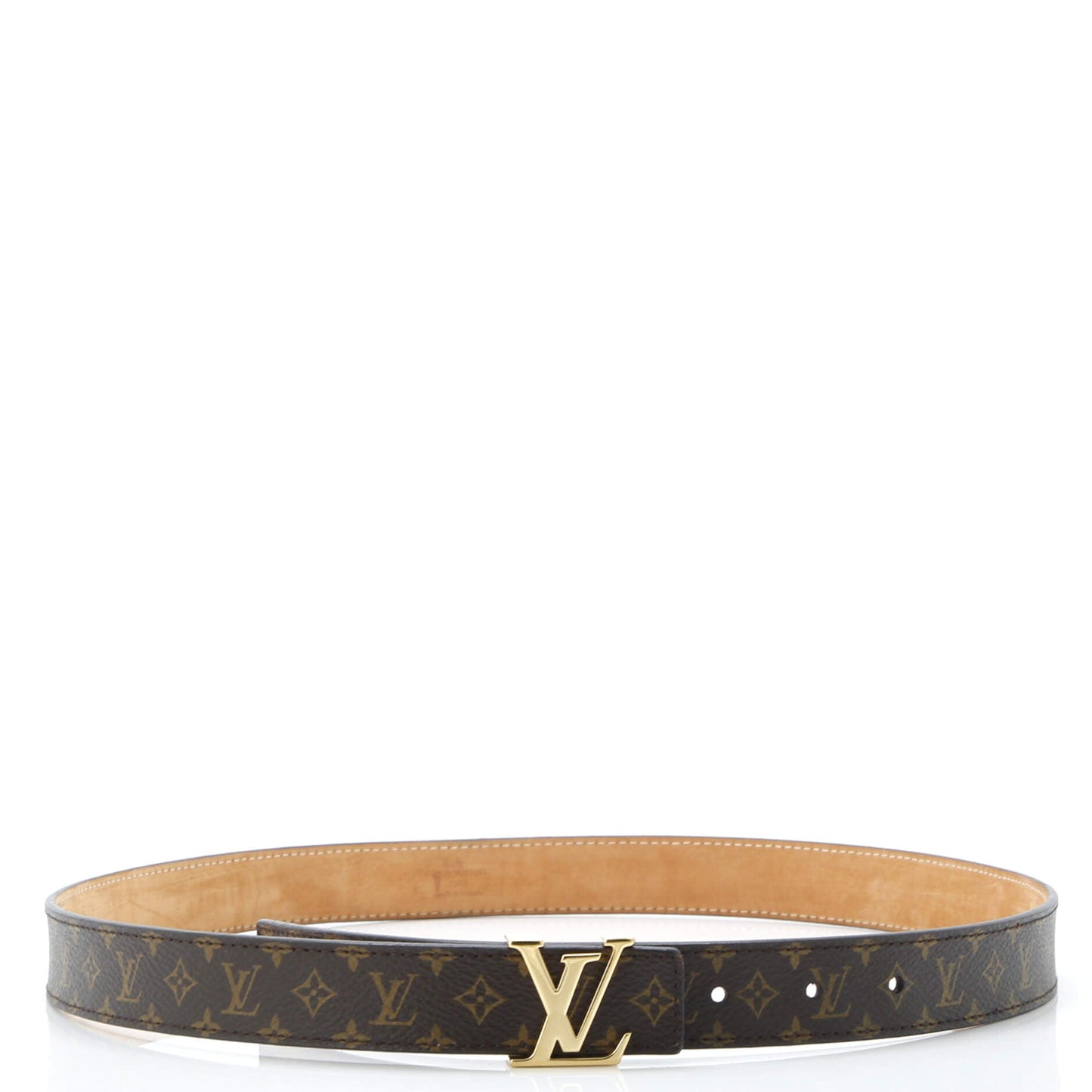 LV Initiales Belt Monogram Canvas Thin