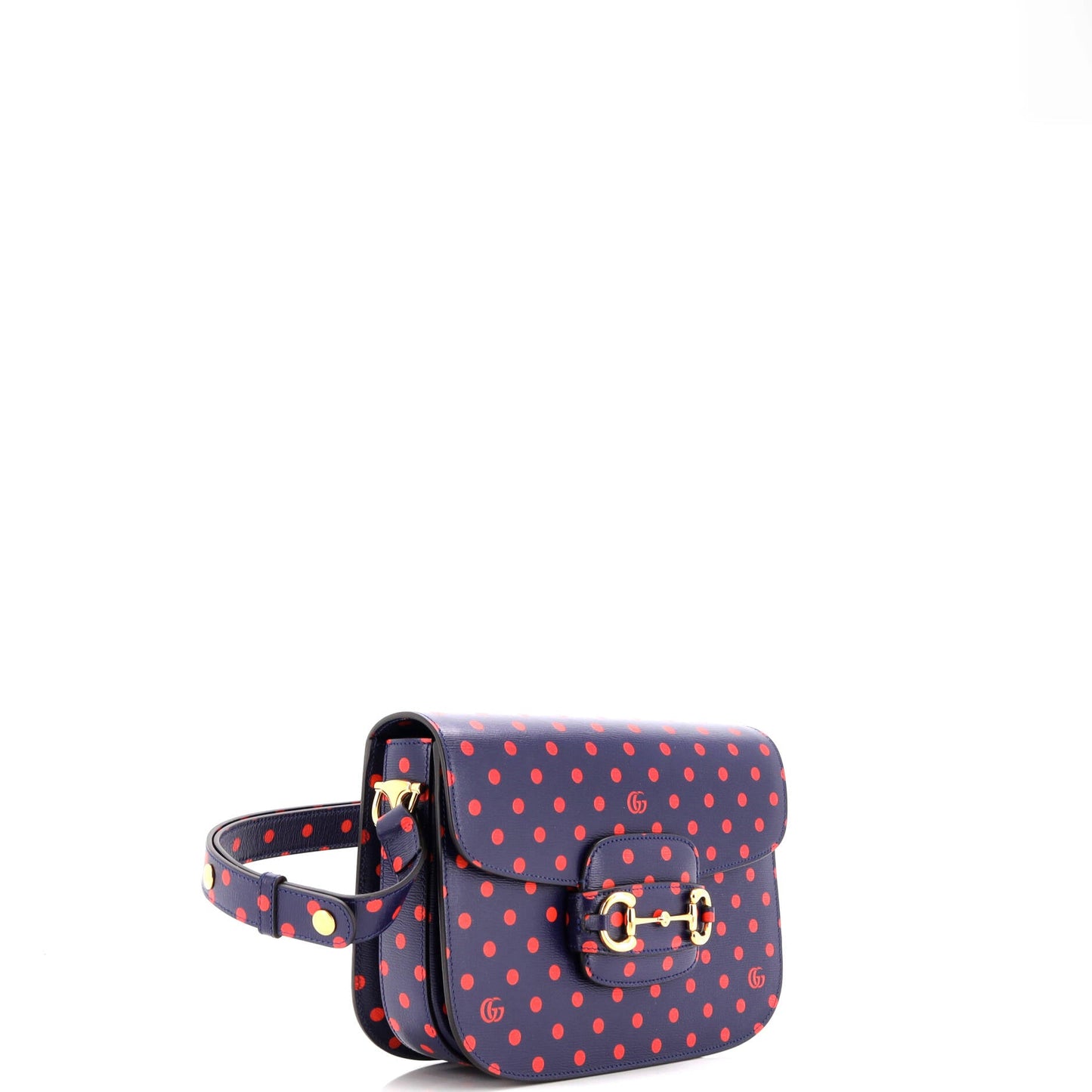 Horsebit 1955 Shoulder Bag Printed Leather Small