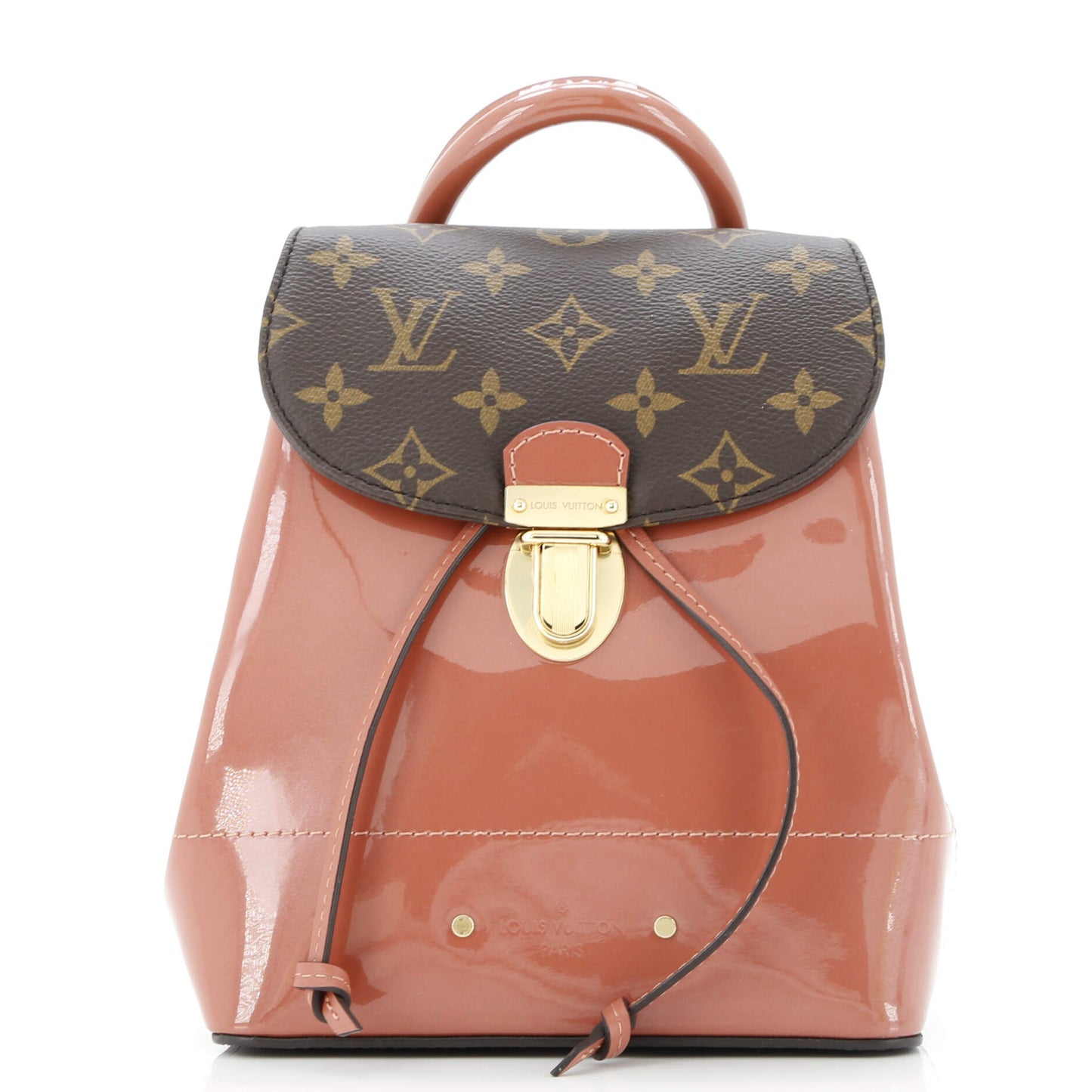 Hot Springs Backpack Vernis with Monogram Canvas