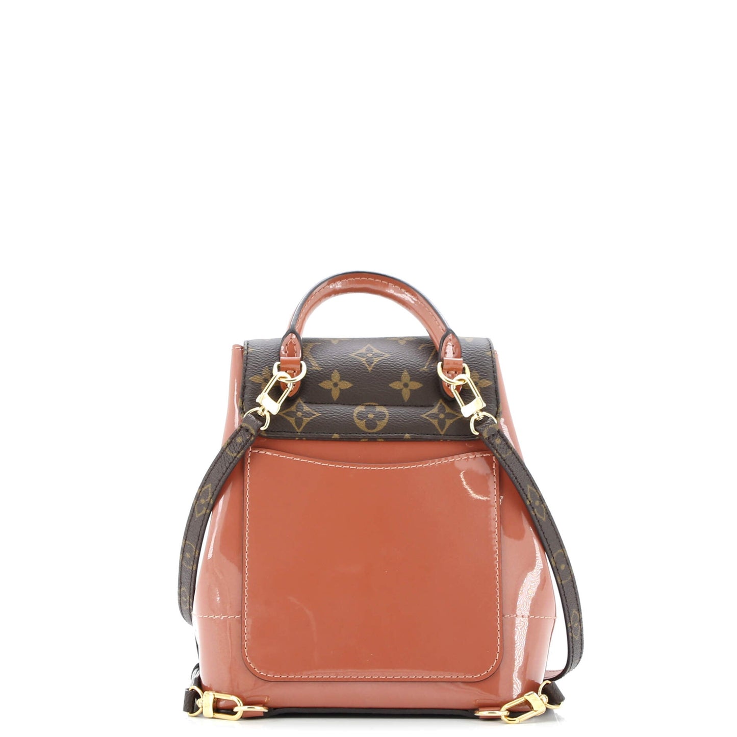 Hot Springs Backpack Vernis with Monogram Canvas