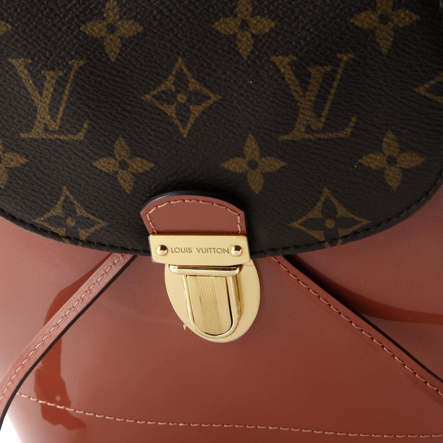 Hot Springs Backpack Vernis with Monogram Canvas