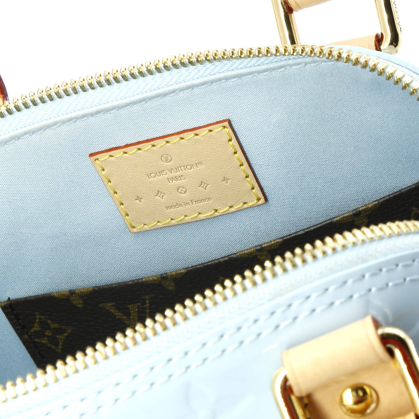 Alma Charm Chain Handbag Monogram Vernis BB