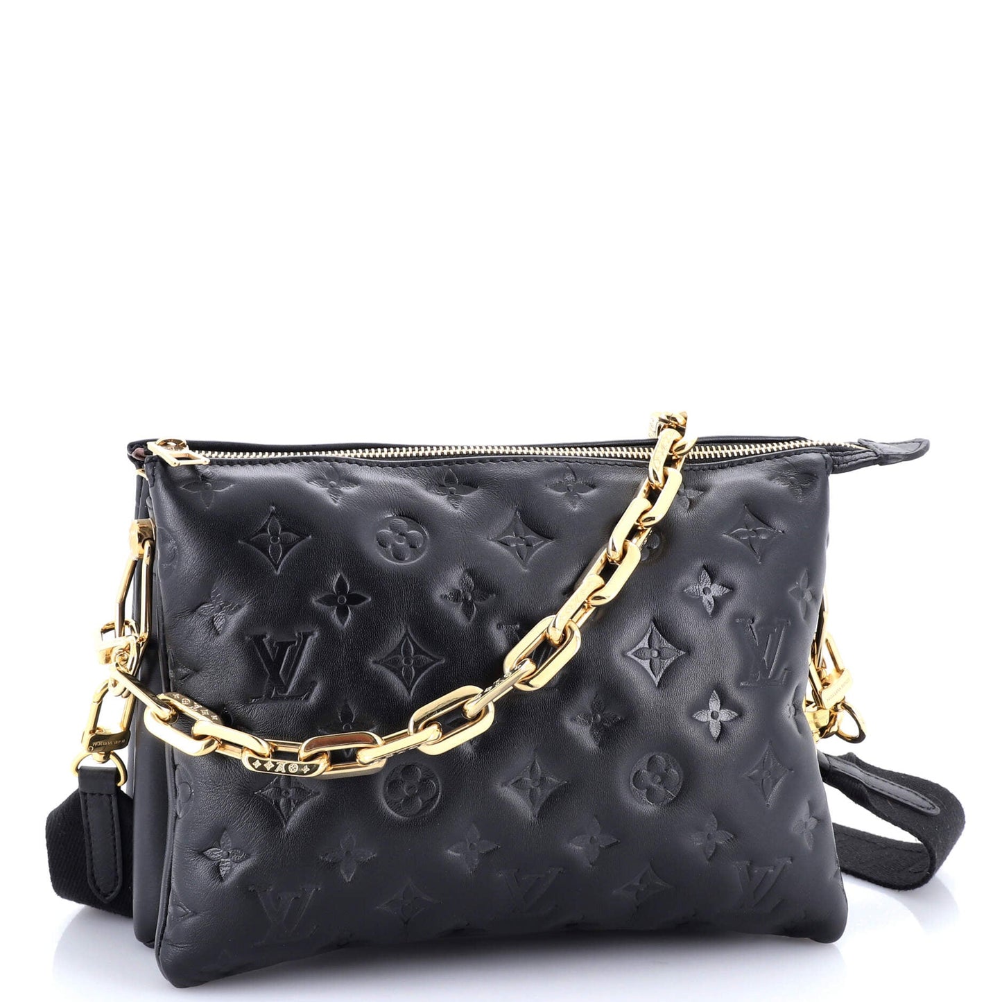 Coussin Bag Monogram Embossed Lambskin PM