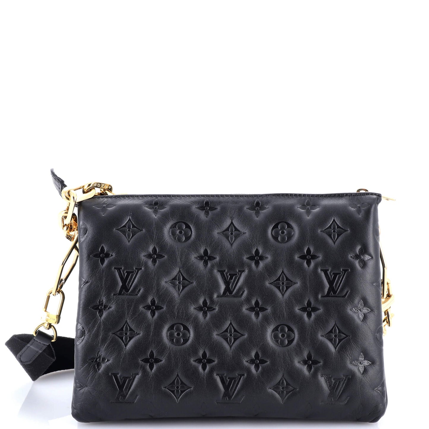 Coussin Bag Monogram Embossed Lambskin PM